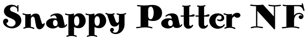 Snappy Patter NF Font