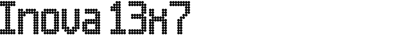 Inova 13x7 Font