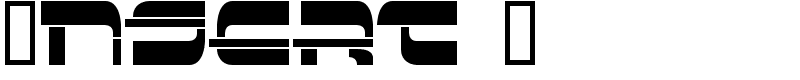 Insert 3 Font