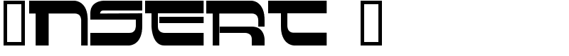 Insert 4 Font