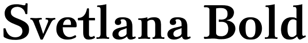 Svetlana Bold Font