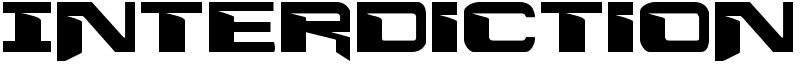 Interdiction Font