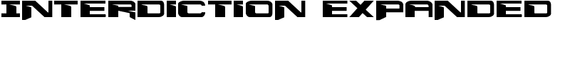 Interdiction Expanded Font