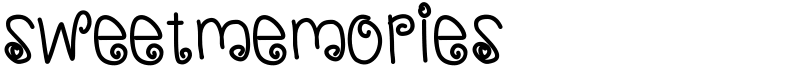 SweetMemories Font