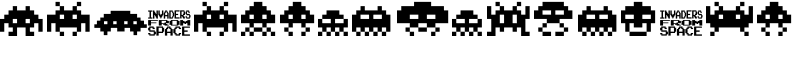 invanders from space Font