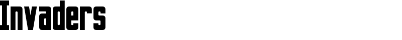 Invaders Font