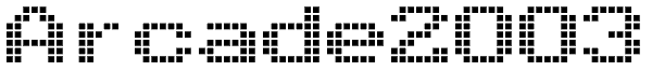 Arcade2003 Font