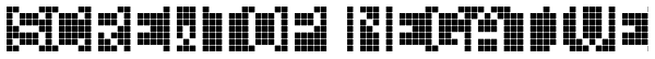 Screwtop Negative Font