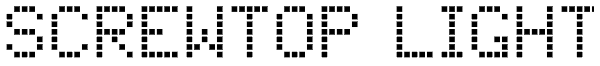 Screwtop Light Font