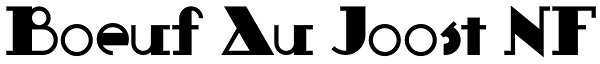 Boeuf Au Joost NF Font