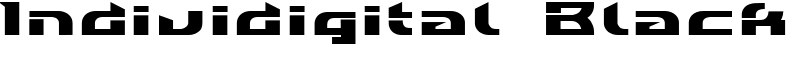 Individigital Black Font