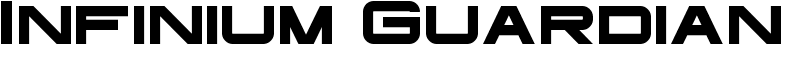 Infinium Guardian Font