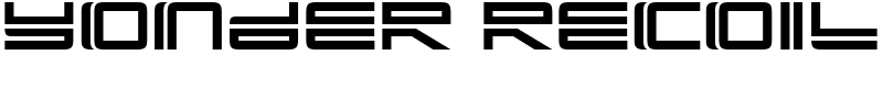 Yonder Recoil Font