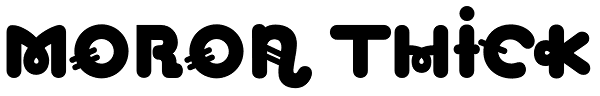 Moron Thick Font