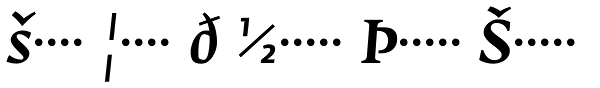Fedra Serif B Medium Italic Expert Font