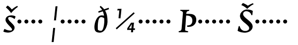 Fedra Serif B Normal Italic Expert Font