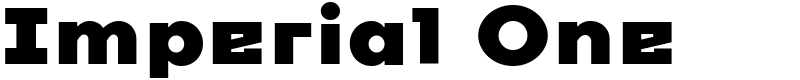 Imperial One Font