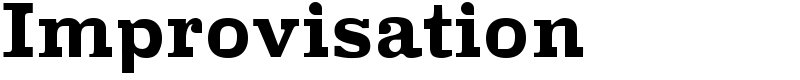 Improvisation Font