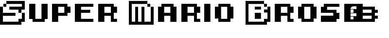 Super Mario Bros. 3 Font