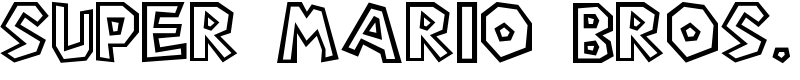 Super Mario Bros. Font