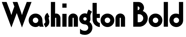 Washington Bold Font