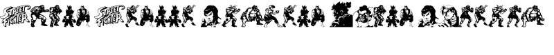 Super Street Fighter Hyper Fonting Font