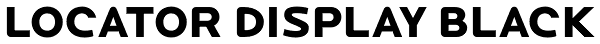 Locator Display Black Font