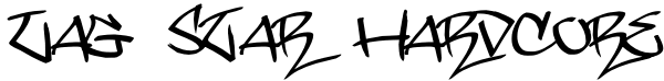 Tag Star Hardcore Font