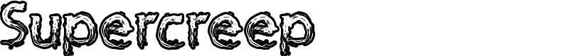 Supercreep Font