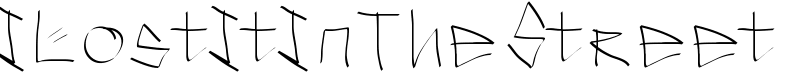 ILostItInTheStreet Font