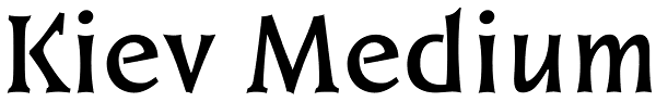 Kiev Medium Font