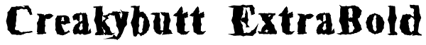Creakybutt ExtraBold Font