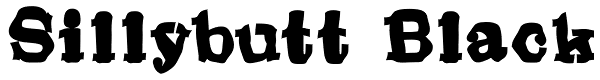 Sillybutt Black Font