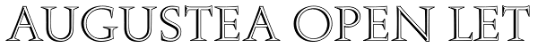 Augustea Open LET Font