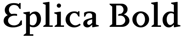 Eplica Bold Font