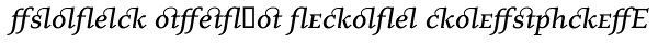 Eplica Medium Italic Alternates Font