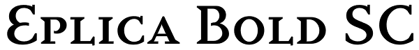 Eplica Bold SC Font