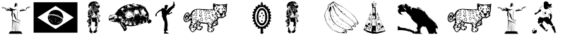 Icones do Brasil Font