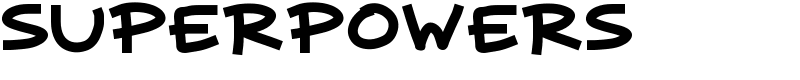superpowers Font