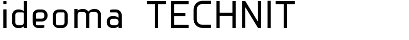 ideoma TECHNIT Font