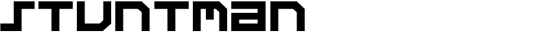 Stuntman Font