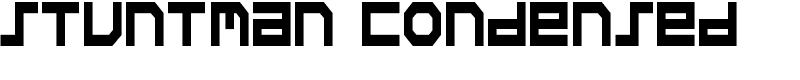 Stuntman Condensed Font
