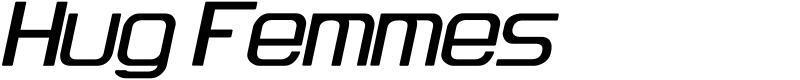 Hug Femmes Font