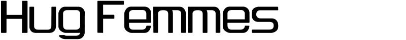 Hug Femmes Font