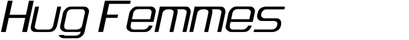 Hug Femmes Font