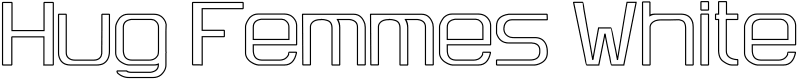 Hug Femmes White Font