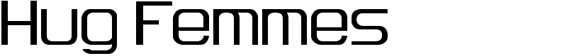 Hug Femmes Font