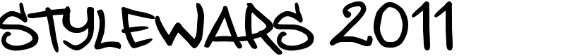 STYLEWARS 2011 Font