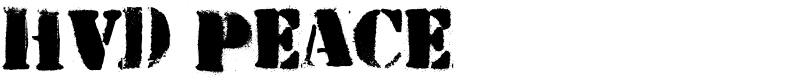 HVD Peace Font
