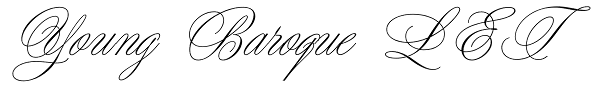 Young Baroque LET Font